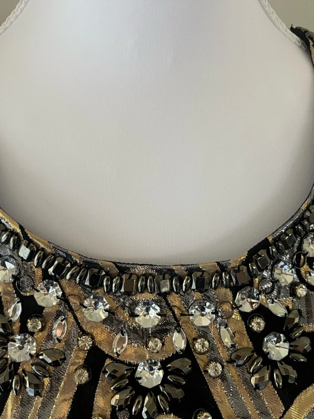 Lilly Pulitzer Black Gold Silver Embellished Sleeveless Blouse (NWT) - Picture 2 of 12